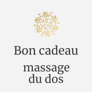Bon massage du dos